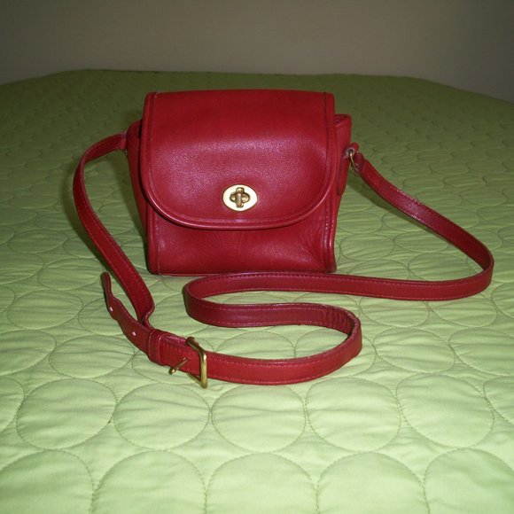 Coach Handbags - Coach Vintage Red Small Bag